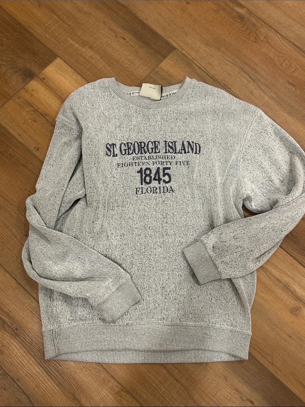 1845 Gray Crewneck Sweater